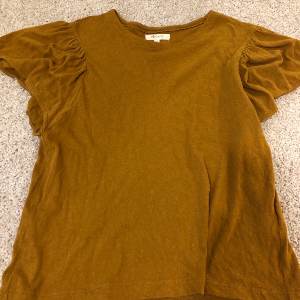 Madewell Flutter Sleeve Top
